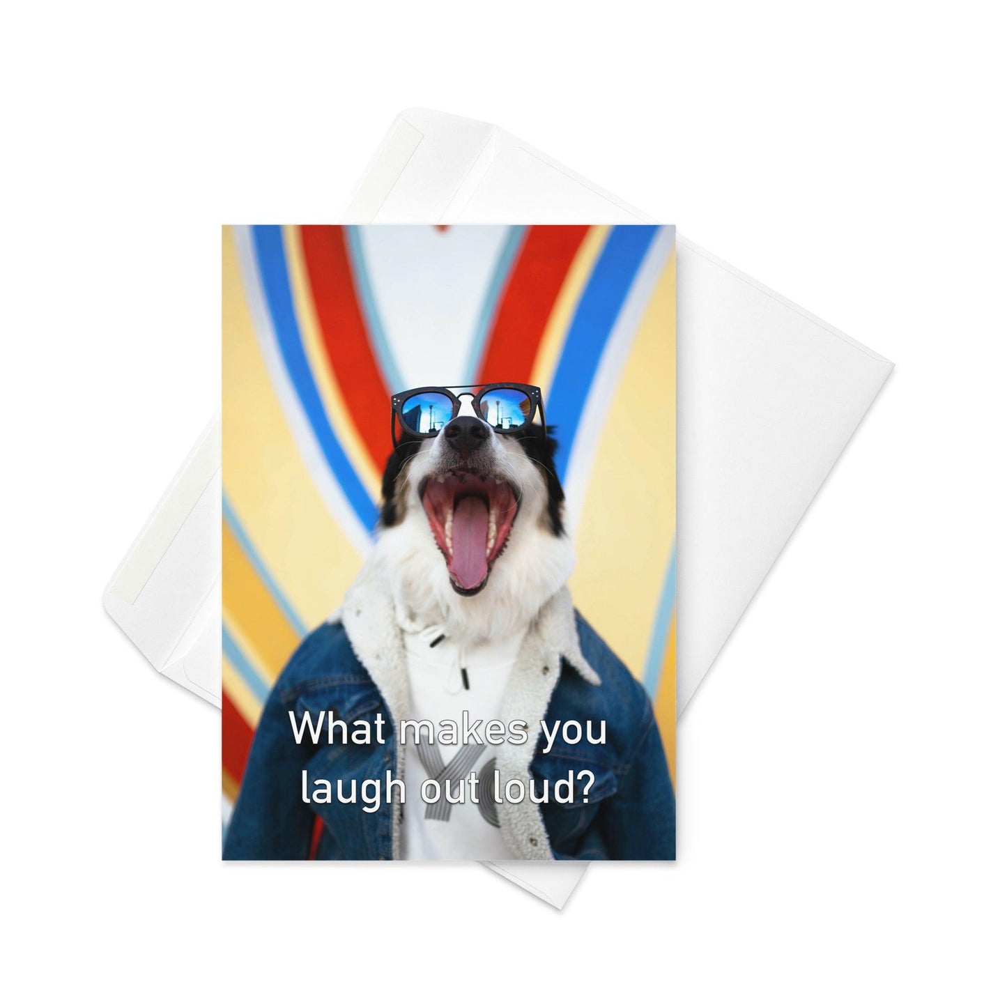What Makes You Laugh Out Loud - Note Card - iSAW Company